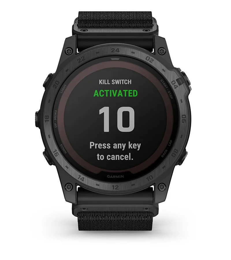 Смарт часовник Garmin tactix 7 Pro Ballistics Edition 010-02704-21, 1.4 (3.55 cm) трансфлективен MIP дисплей, GPS, Bluetooth, ANT+, Wi-Fi, 32GB вградена памет, до 16 часа време на работа, водоустойчив 10 ATM, соларно зареждане, черен - характеристика 6
