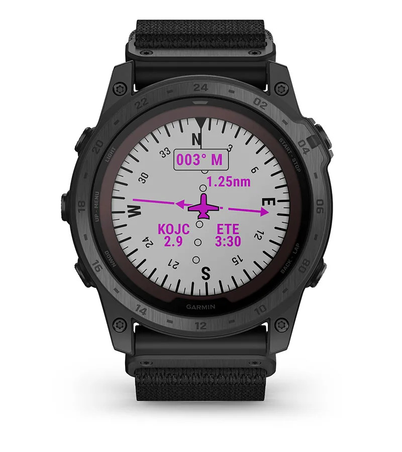 Смарт часовник Garmin tactix 7 Pro Ballistics Edition 010-02704-21, 1.4 (3.55 cm) трансфлективен MIP дисплей, GPS, Bluetooth, ANT+, Wi-Fi, 32GB вградена памет, до 16 часа време на работа, водоустойчив 10 ATM, соларно зареждане, черен - характеристика 10