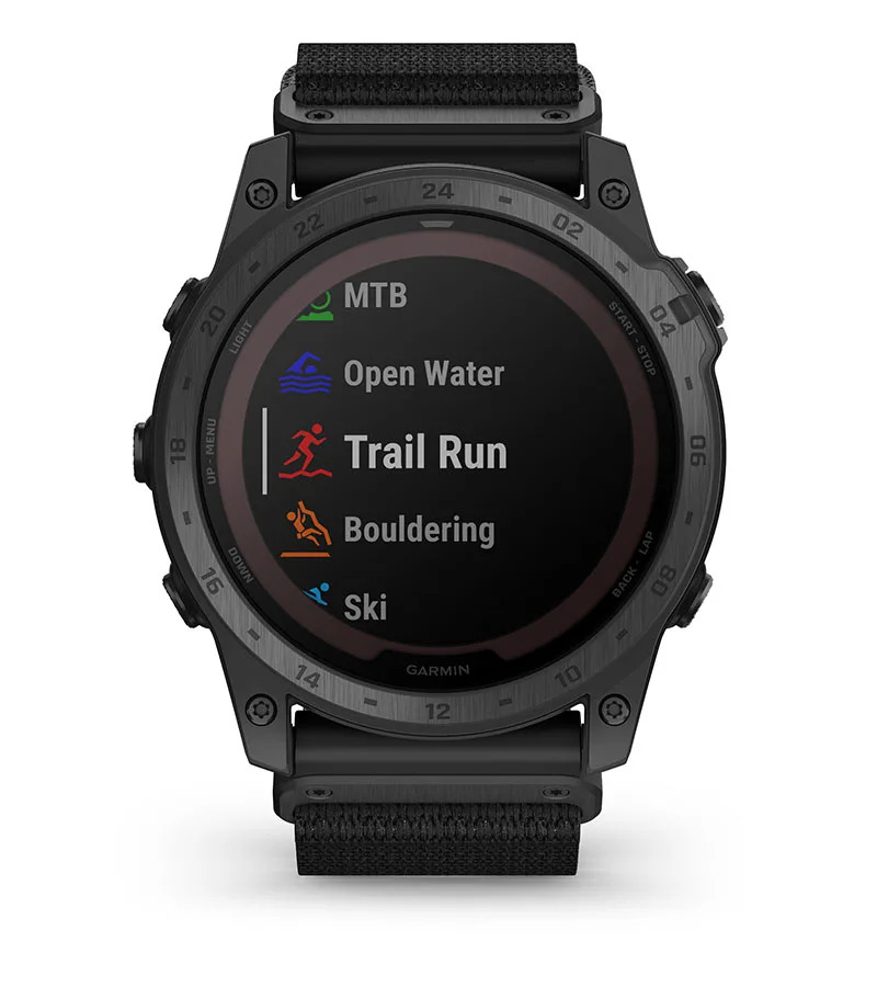 Смарт часовник Garmin tactix 7 Pro Ballistics Edition 010-02704-21, 1.4 (3.55 cm) трансфлективен MIP дисплей, GPS, Bluetooth, ANT+, Wi-Fi, 32GB вградена памет, до 16 часа време на работа, водоустойчив 10 ATM, соларно зареждане, черен - характеристика 16