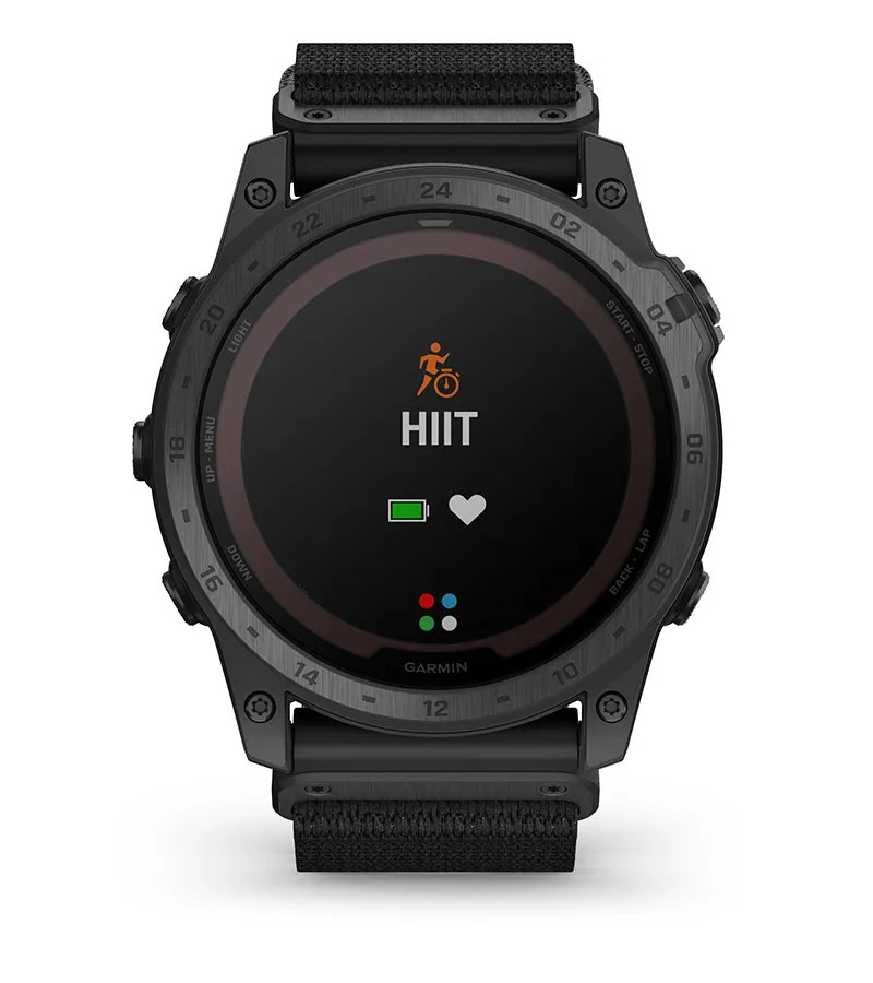 Смарт часовник Garmin tactix 7 Pro Ballistics Edition 010-02704-21, 1.4 (3.55 cm) трансфлективен MIP дисплей, GPS, Bluetooth, ANT+, Wi-Fi, 32GB вградена памет, до 16 часа време на работа, водоустойчив 10 ATM, соларно зареждане, черен - характеристика 17