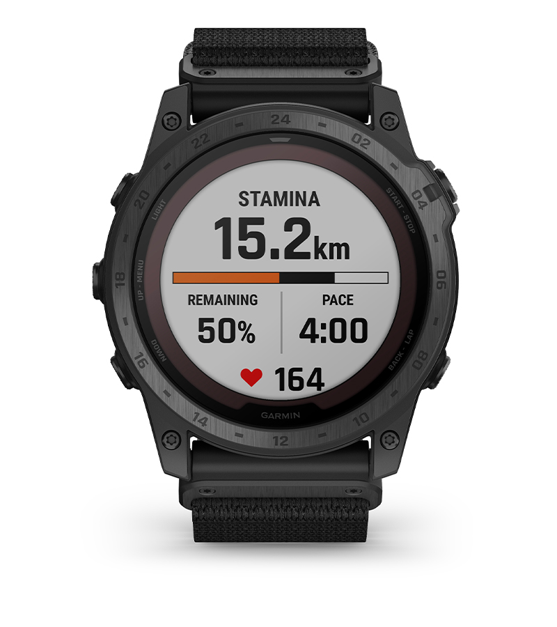 Смарт часовник Garmin tactix 7 Pro Ballistics Edition 010-02704-21, 1.4 (3.55 cm) трансфлективен MIP дисплей, GPS, Bluetooth, ANT+, Wi-Fi, 32GB вградена памет, до 16 часа време на работа, водоустойчив 10 ATM, соларно зареждане, черен - характеристика 23