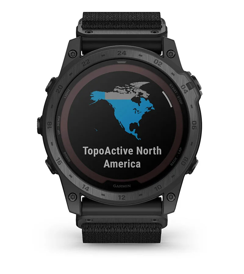 Смарт часовник Garmin tactix 7 Pro Ballistics Edition 010-02704-21, 1.4 (3.55 cm) трансфлективен MIP дисплей, GPS, Bluetooth, ANT+, Wi-Fi, 32GB вградена памет, до 16 часа време на работа, водоустойчив 10 ATM, соларно зареждане, черен - характеристика 33