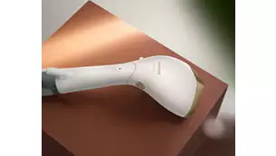 Уред за гладене с пара Philips STH7030/80, 28 г/мин парна струя, резервоари с капацитет 100/200ml, 2 настройки на парата, 1500W, бял - характеристика 3