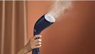 Уред за гладене с пара Philips STH7020/20, 28 г/мин парна струя, резервоари с капацитет 100ml, 2 настройки на парата, 1500W, син - характеристика 5