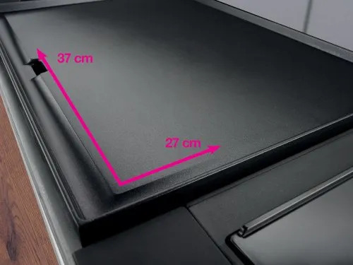 Грил Gorenje TG2514B, незалепваща плоча, регулируем термостат с 5 различни нива на мощност, дренаж за мазнина, индикатор за работа, 1400W - характеристика 2
