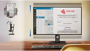Монитор Philips 24E1N5300HE/00, 23.8" (60.45cm) IPS панел, 75Hz, FHD, 4ms, 300 cd/m2, HDMI, DisplayPort, USB - характеристика 6