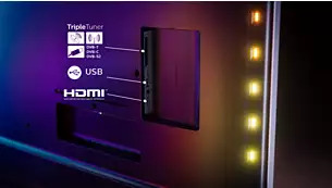 Телевизор Philips 24PHS5537/12 24"(60.96 cm) HD LED TV, DVB-T/T2/T2-HD/C/S/S2, 2x HDMI, 1x USB - характеристика 1