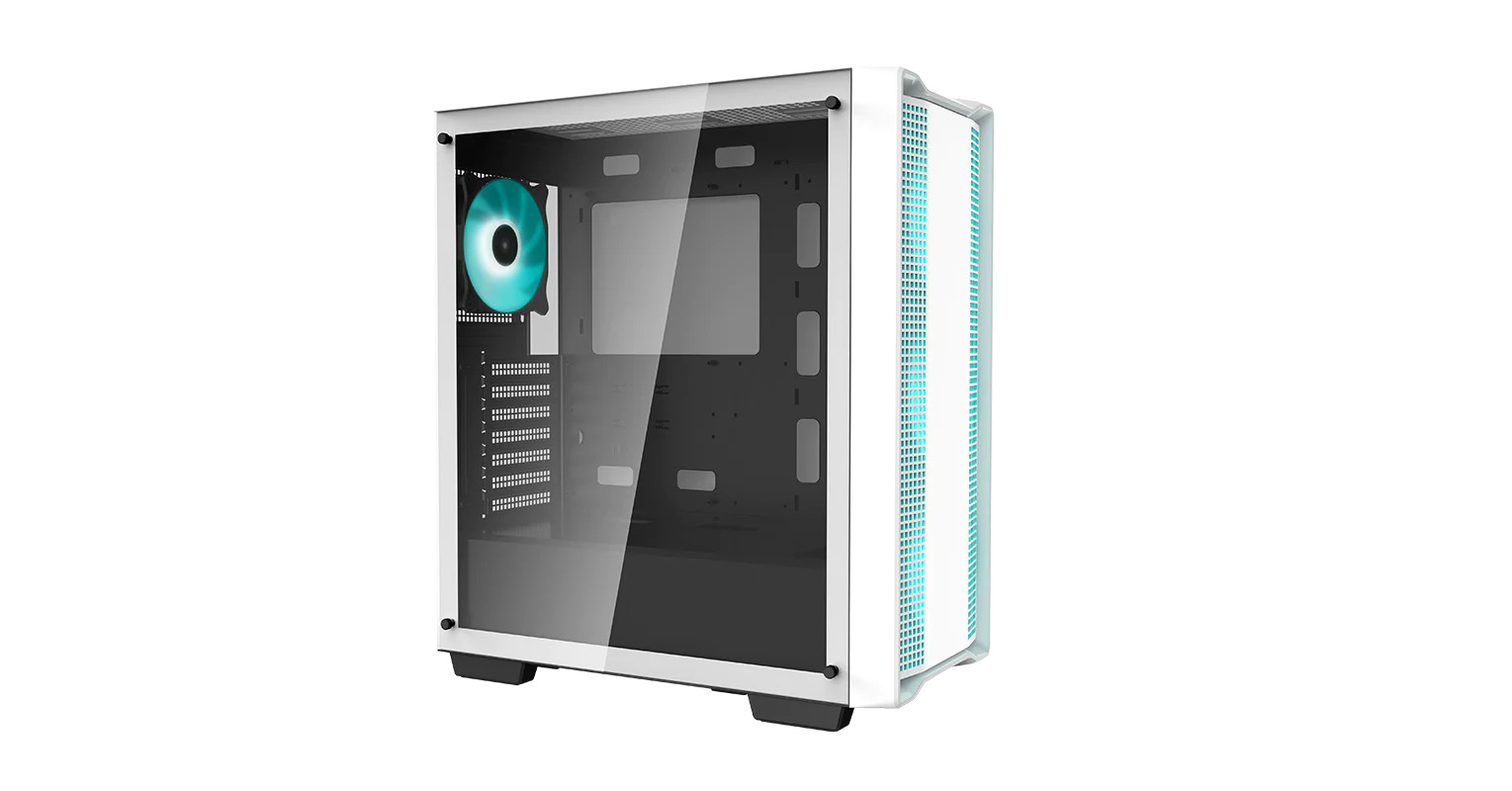 Кутия DeepCool CC560 WH, ATX/Micro ATX/Mini ITX, 1x USB 3.0, с прозорец, бяла, без захранване - характеристика 1