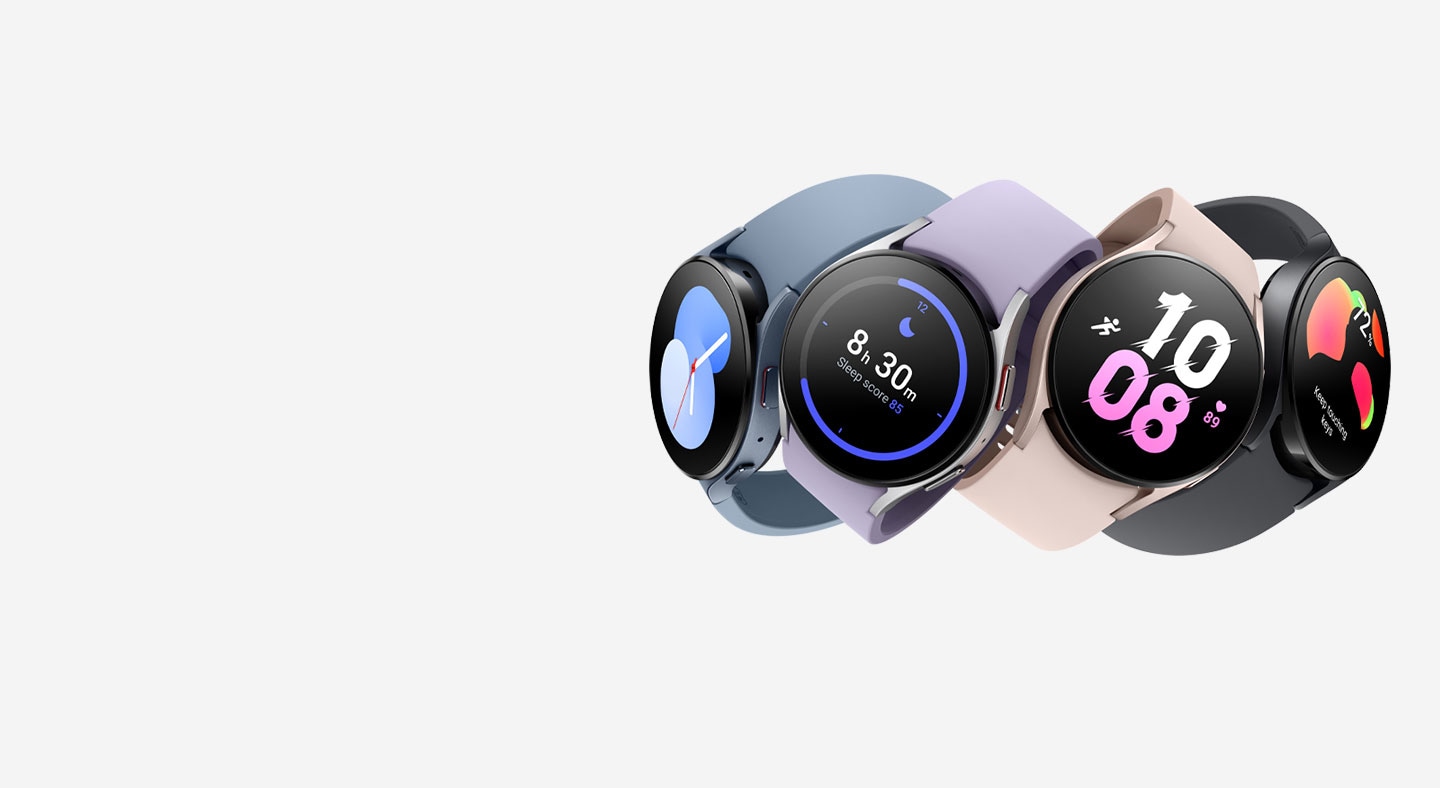 Смарт часовник Samsung Galaxy Watch5 44mm (SM-R910NZSAEUE), 1.4" (3.46cm) Super AMOLED дисплей, до 40 часа живот на батерията, GPS, GLONASS, Galileo, Wi-Fi, Bluetooth, сребрист - характеристика 1