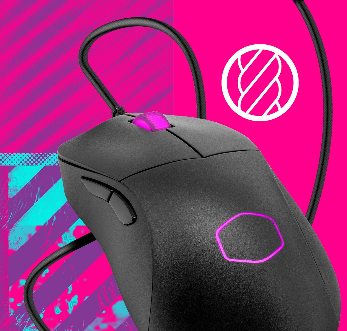Мишка CoolerMaster MM730 (MM-730-KKOL1), оптична (16000dpi), USB, черна, гейминг, 6 програмирани бутона - характеристика 3
