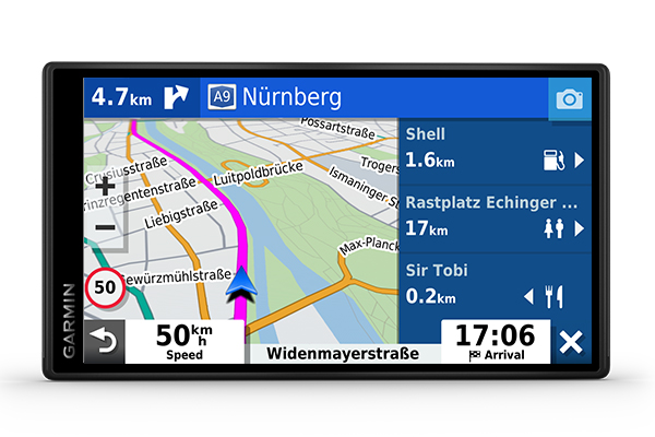 Навигация за автомобил Garmin Drive 55 MT-S EU, 5.5" (13.9 см) HD TFT дисплей, microSD слот, Bluetooth, Wi-Fi, карта на Европа, доживотно обновяване - характеристика 12