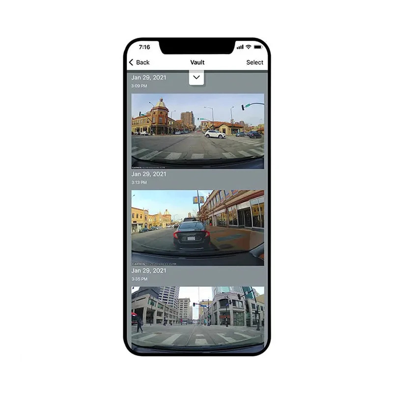 Навигация за автомобил Garmin DriveCam 76 (010-02729-15), 6.95" (17.7 см) WSVGA TFT дисплей, GPS, Galileo, Wi-Fi, Bluetooth, 32GB вградена памет, microSD слот, карта на Европа - характеристика 9