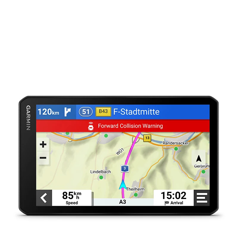 Навигация за автомобил Garmin DriveCam 76 (010-02729-15), 6.95" (17.7 см) WSVGA TFT дисплей, GPS, Galileo, Wi-Fi, Bluetooth, 32GB вградена памет, microSD слот, карта на Европа - характеристика 10