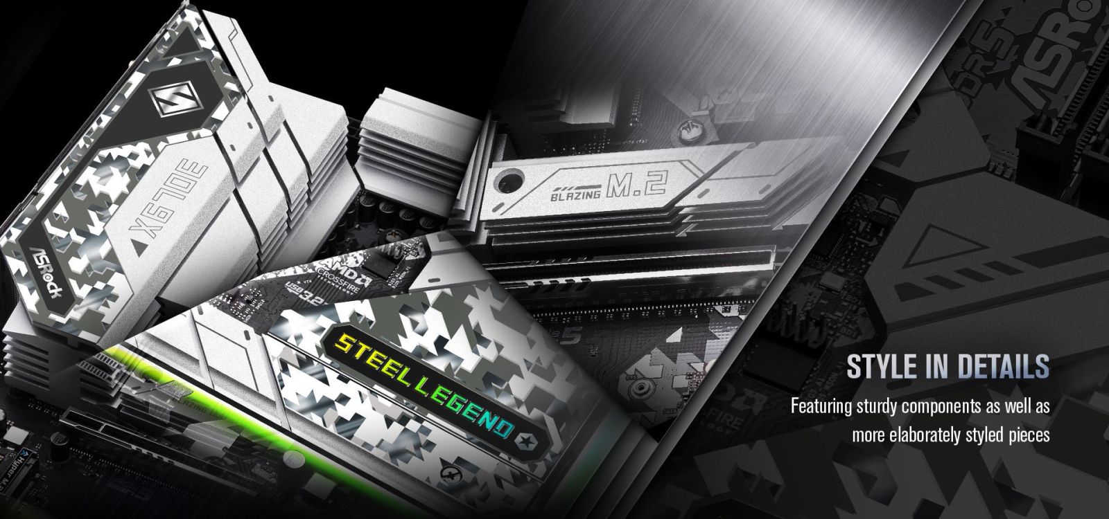 Дънна платка ASRock X670E Steel Legend (90-MXBJ40-A0UAYZ), X670E, AM5, DDR5, PCI-E 5.0 (DP&HDMI)(CF), 4x SATA 6Gb/s, 5x M.2 slot, 2x USB 3.2 Gen1, ATX - характеристика 3