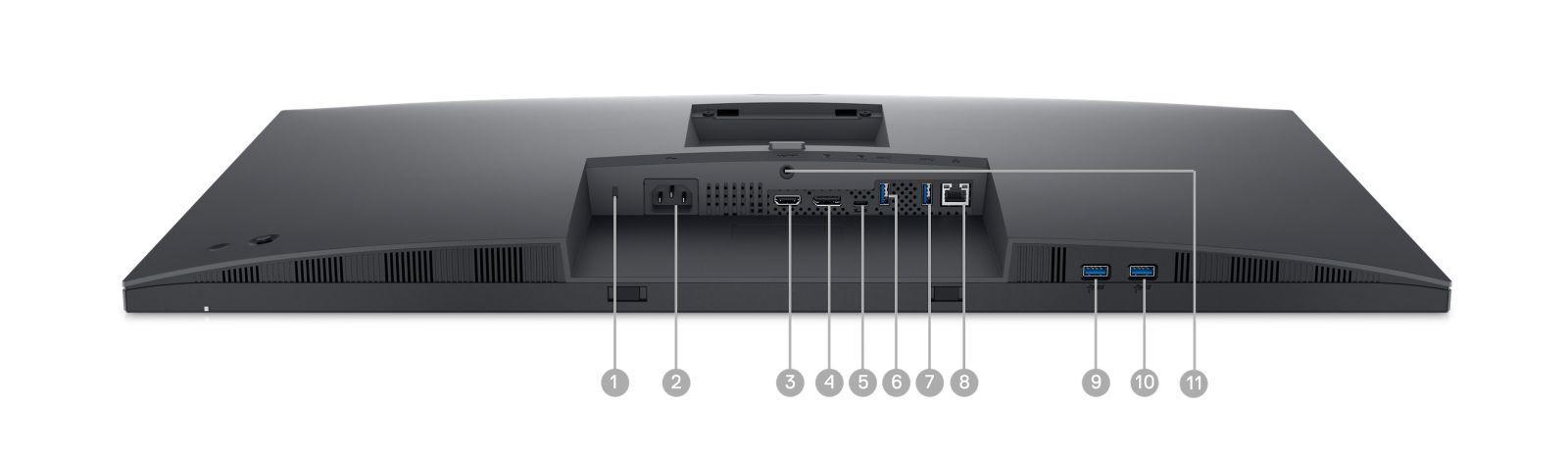 Монитор Dell P3223QE (210-BEQZ), 31.5"(80.01 cm) IPS панел, 4K UHD, 5ms, 350cd/m2, DisplayPort, HDMI, USB Hub, LAN - характеристика 5