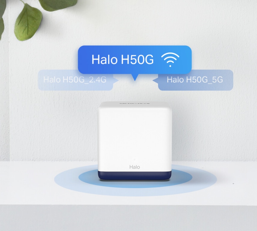 Мрежеста система Mercusys Halo H50G(2-pack), 1900Mbps, 2.4GHz (600Mbps)/ 5 GHz (1300Mbps), Wireless AC, 3x 10/100/1000 WAN/LAN, 2 бр. - характеристика 5