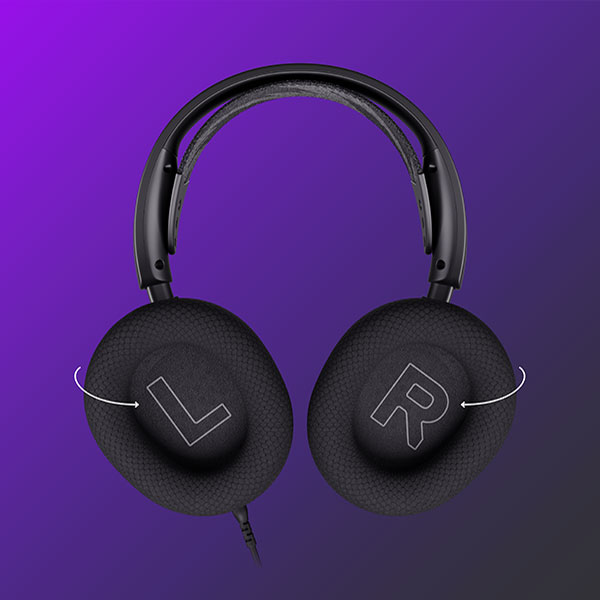 Слушалки SteelSeries Arctis Nova 1 Black, микрофон, гейминг, Active Noise Cancellation, 360° Spatial Audio, AirWeave мемори пяна, USB, еквалайзер Pro-Grade, черни - характеристика 8