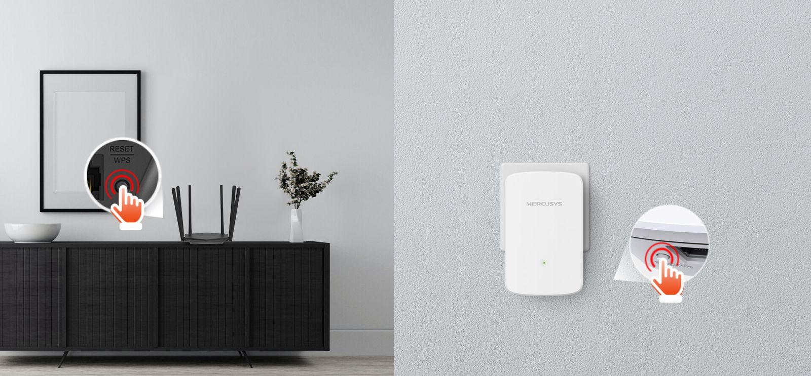 Range Extender/Репитер Mercusys ME20, 2.4GHz(300Mbps)/5 GHz(433Mbps), 1x RJ-45 10/100 Mbps - характеристика 5
