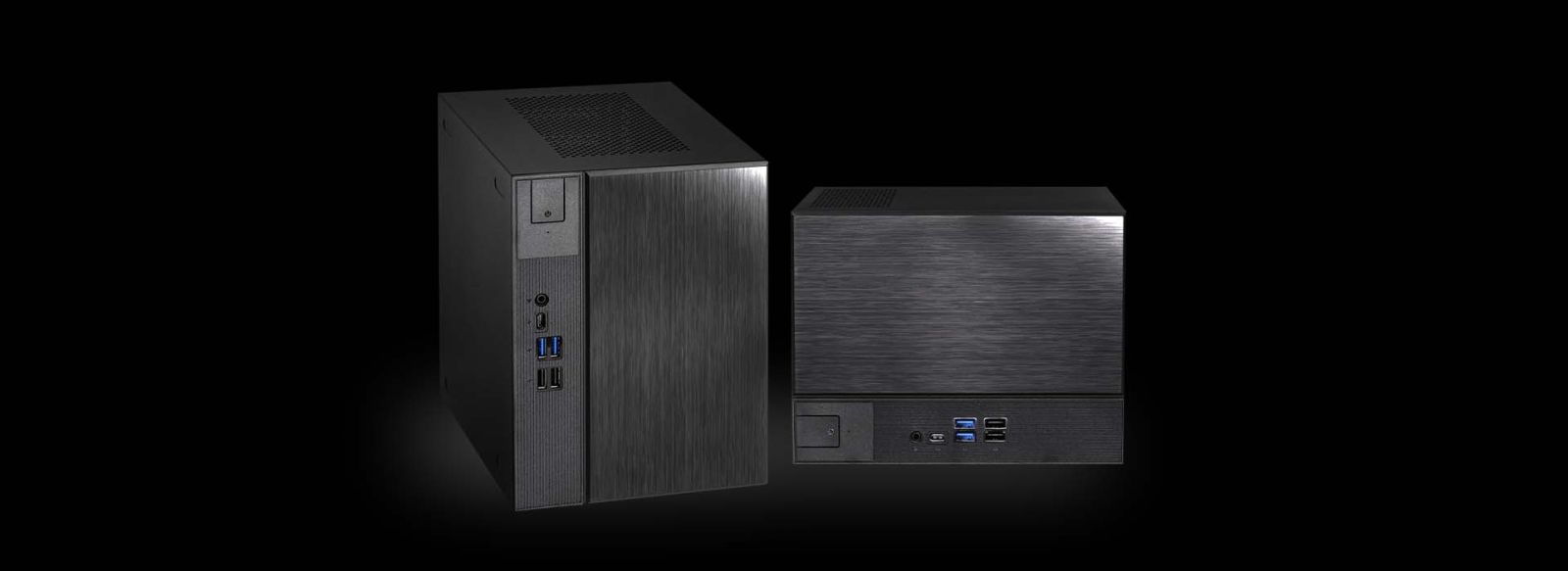 Мини компютър Barebone ASRock DeskMeet X300, поддържа AMD AM4 Socket Ryzen, 4x DDR4-3200MHz, 2x SATA 6Gb, 1x Ultra M.2 (2280), 1x Gigabit LAN, DisplayPort, HDMI, VGA - характеристика 1