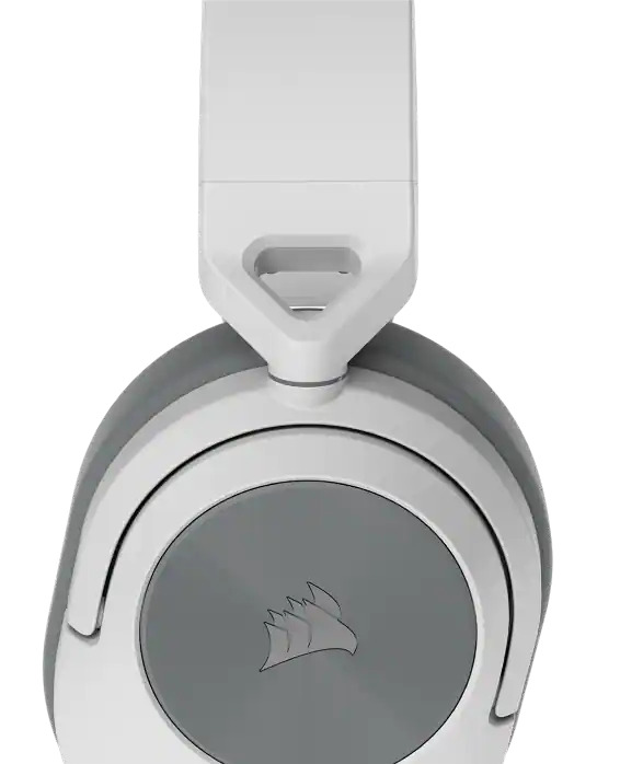 Слушалки Corsair HS55 Stereo White (CA-9011261-EU), микрофон, гейминг, Discord Certified, AUX, бели - характеристика 3