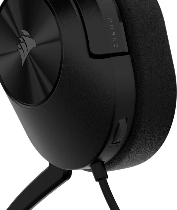 Слушалки Corsair HS55 Stereo Carbon (CA-9011260-EU), микрофон, гейминг, Discord Certified, AUX, черни - характеристика 4