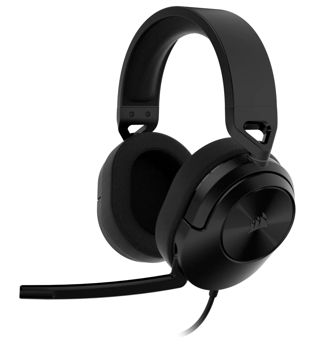 Слушалки Corsair HS55 Stereo Carbon (CA-9011260-EU), микрофон, гейминг, Discord Certified, AUX, черни - характеристика 5