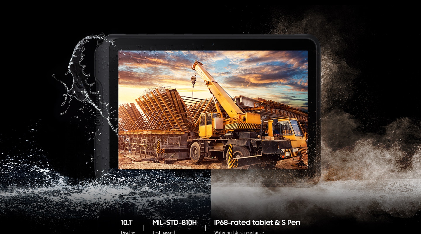 Таблет Samsung Galaxy Tab Active4 Pro (SM-T636BZKEEEE)(черен), 5G, 10.1" (25.65 cm) TFT WUXGA дисплей, осемядрен 2.4GHz процесор, 6GB RAM, 128GB Flash памет (+ microSD слот), 13.0 & 8.0 MP камера, Android, 674g - характеристика 6