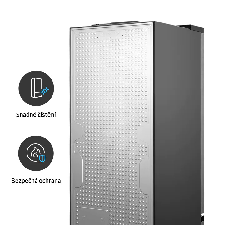Хладилник с фризер Samsung RB33B610EWW/EF, клас Е, 344л. общ обем, свободностоящ, 254 kWh/годишно разход на енергия, All-Around Cooling, LED осветление, True No Frost, бял - характеристика 5