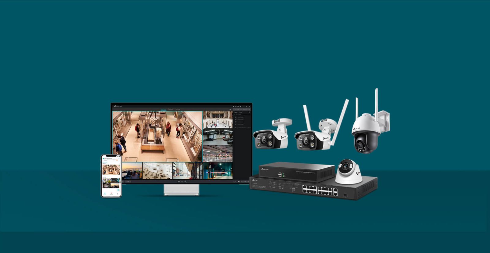 IP камера TP-Link VIGI C340, насочена "bullet" камера, 4Mpix(2560x1440@30FPS), 4mm обектив, H.265+/H.265/H.264+/H.264, IR осветеност (до 30 метра), за външен/вътрешен монтаж, RJ-45, PoE, микрофон, високоговорител, MicroSD слот - характеристика 14