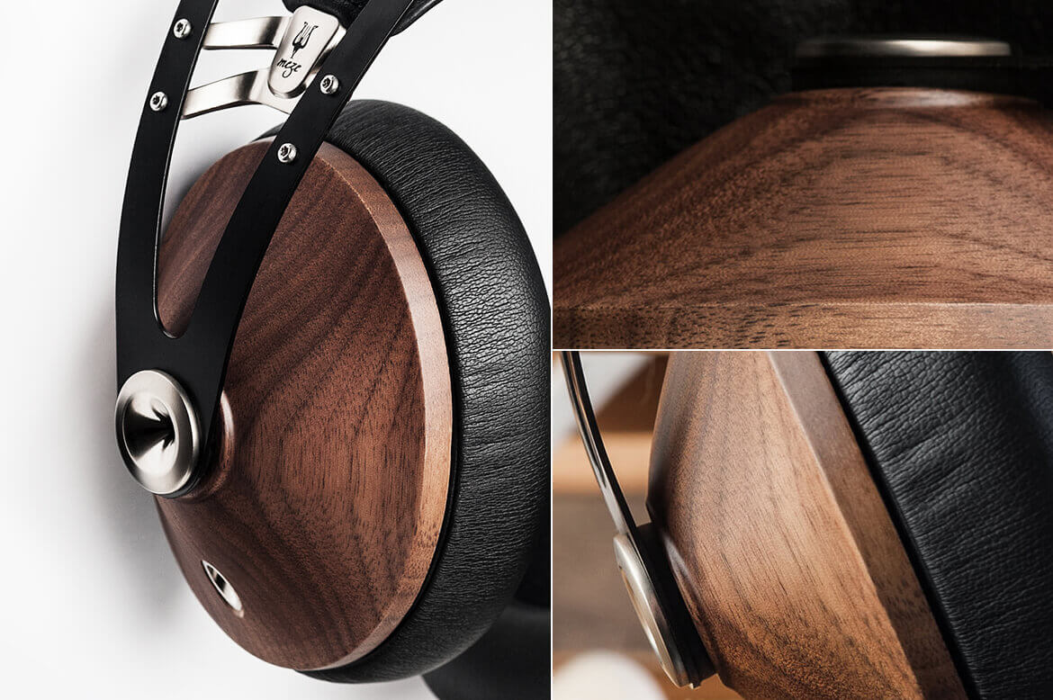 Слушалки Meze Audio 99 CLASSICS Walnut Silver (M99C-WS), 40mm драйвери, 15 - 25 000 Hz, 103 dB/mW, 32 ohms, 3.5m кабел, AUX с 6.3mm адаптер, черно-сребристо-кафяви - характеристика 3