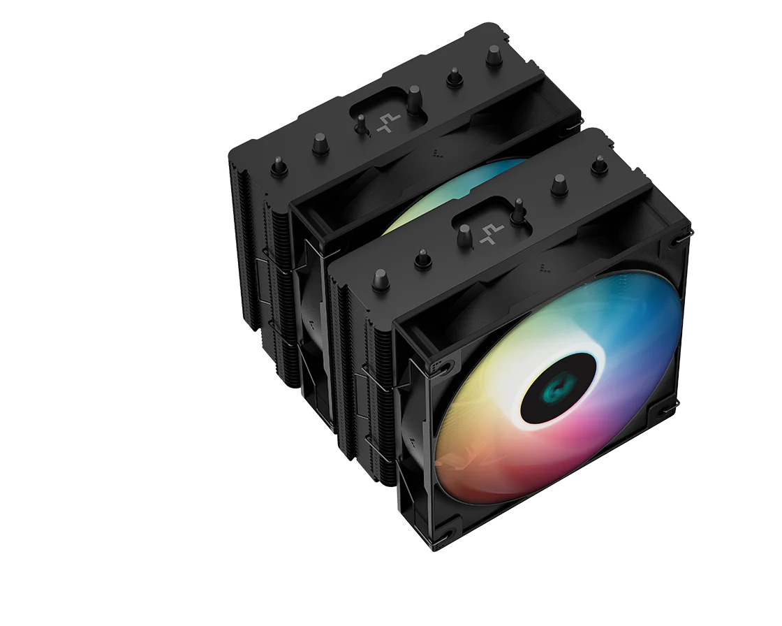 Охлаждане за процесор DeepCool AG620 BK ARGB, съвместимост със сокети Intel LGA 2066/2011-v3/2011/1700/1200/1151/1150/1155 & AMD AM5/AM4 - характеристика 2