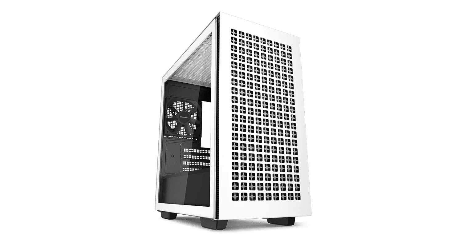 Кутия DeepCool CH370 WH, Micro ATX/Mini ITX, 2x USB 3.0, прозорец, черна, без захранване - характеристика 1