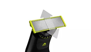 Мултитример Philips OneBlade Pro QP6551/17, до 120 мин. време за работа, 360-градусово острие, система за двойна защита, технология за следване на контурите, черен - характеристика 9