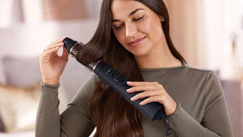 Четка за коса Philips Series 5000 BHA530/00, 1000W, за изправяне, 3 настройки за нагряване с 2 за скорост на вентилатора, 4x йонна технология, черна - характеристика 6