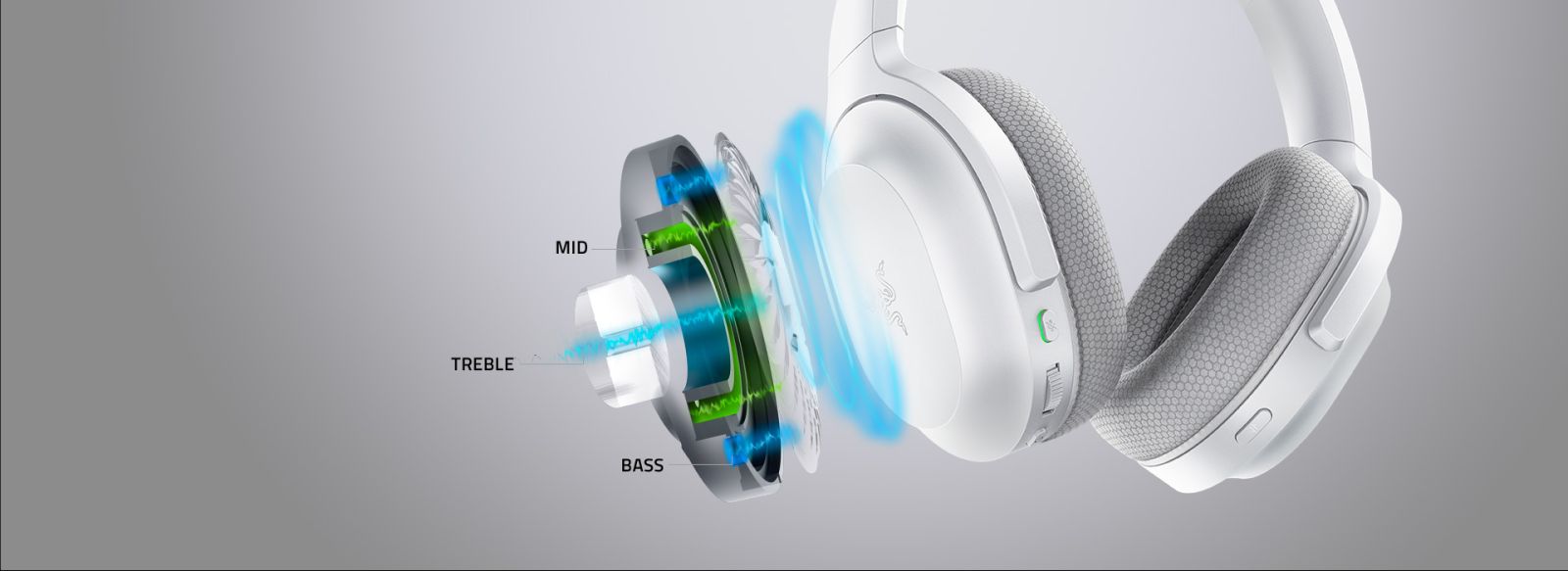 Слушалки Razer Barracuda Quartz RZ04-03790300-R3M1, безжични, Wi-Fi, Bluetooth, микрофон, гейминг, USB-C, AUX, до 40 часа време на работа, розови - характеристика 3