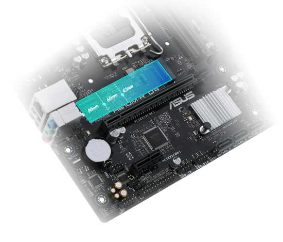 Дънна платка Asus Prime H610M-R D4 (90MB1B40-M0ECY0), H610, LGA1700, DDR4, PCI-E 4.0, (HDMI&VGA&DVI), 4x SATA 6Gb/s, 1x M.2, 2x USB 3.2 Gen 1, mATX - характеристика 6