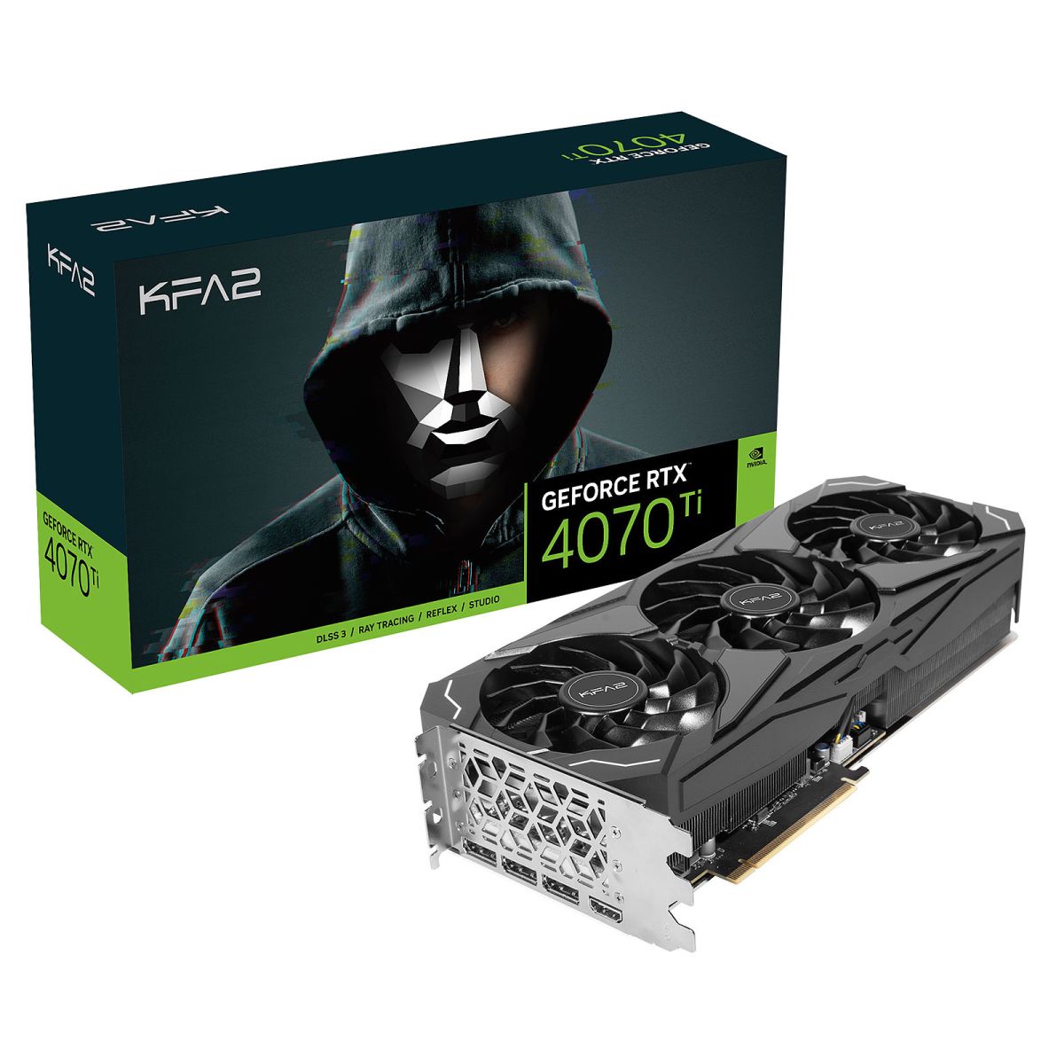 Видео карта Nvidia GF RTX 4070 Ti, 12GB, KFA2 ST OC, PCI-E 4.0, GDDR6X, 192-bit, DisplayPort, HDMI - характеристика 1
