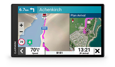 Навигация за автомобил Garmin Camper 1095 (010-02749-10), 10.1" (25.4 cm) IPS TFT дисплей, 32GB вградена памет, Bluetooth, Wi-Fi, до 2 часа време за работа, безплатни актуализации, карта на Европа, с вграден трафик приемник - характеристика 7