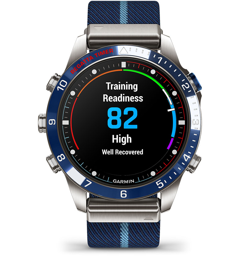 Смарт часовник Garmin MARQ™ Captain (Gen 2) 1.2" (3.4 cm) AMOLED дисплей, измерване на пулс, кислород в кръвта, разстояние, до 16 дни време на работа, 10 ATM, Bluetooth, ANT+, Wi-Fi, син - характеристика 9