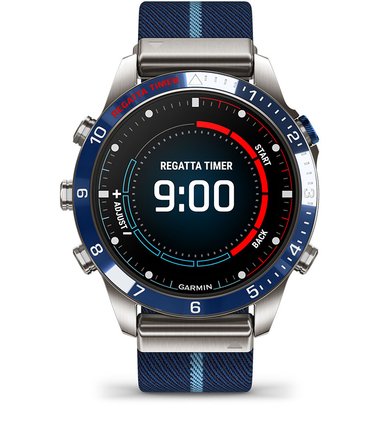 Смарт часовник Garmin MARQ™ Captain (Gen 2) 1.2" (3.4 cm) AMOLED дисплей, измерване на пулс, кислород в кръвта, разстояние, до 16 дни време на работа, 10 ATM, Bluetooth, ANT+, Wi-Fi, син - характеристика 10