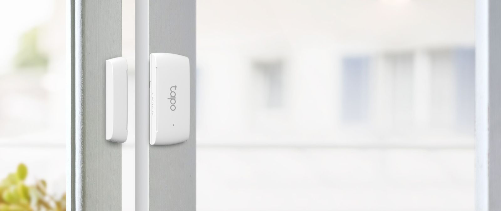 Смарт сензор за контакт TP-Link Tapo T110, (изисква Tapo хъб), универсален монтаж, изпращане на известия, Wi-Fi, работи с батерия 1x CR2032, бял - характеристика 1