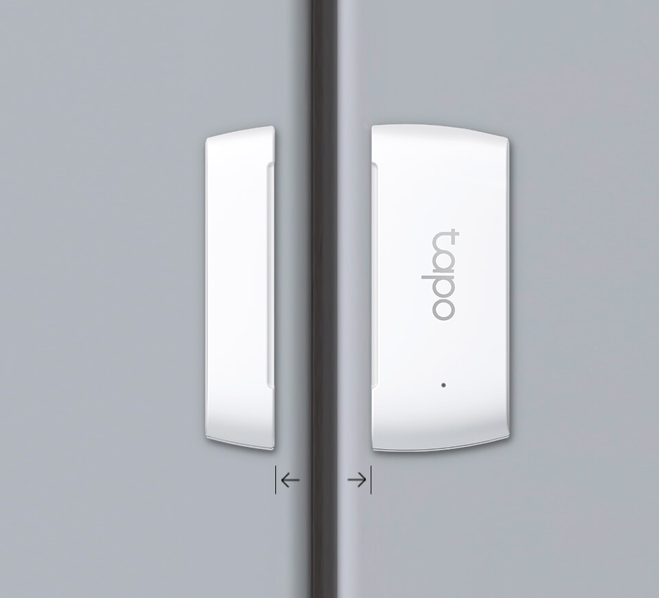 Смарт сензор за контакт TP-Link Tapo T110, (изисква Tapo хъб), универсален монтаж, изпращане на известия, Wi-Fi, работи с батерия 1x CR2032, бял - характеристика 7