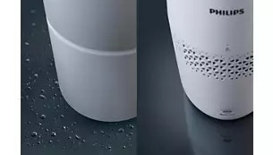 Овлажнител Philips HU2510/10, 11W, за помещения до 31 m2, 3 скорости, 2000мл. капацитет на резервоара, NanoCloud технология, бял - характеристика 4