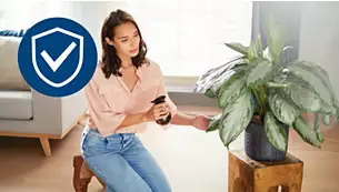 Овлажнител Philips HU2510/10, 11W, за помещения до 31 m2, 3 скорости, 2000мл. капацитет на резервоара, NanoCloud технология, бял - характеристика 7