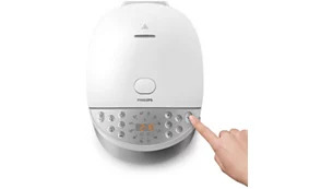 Мултифункционален уред за готвене Philips HD4713/40, 1300W, 60 програми, 6 литра, 3D система за нагряване, 5-слоен съд за готвене, бял - характеристика 5