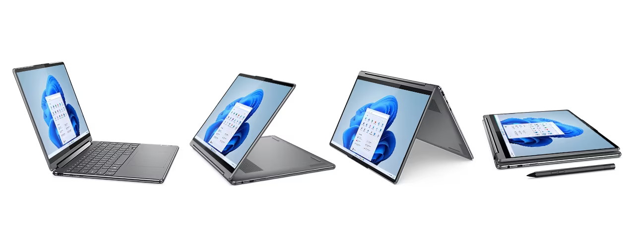 Лаптоп Lenovo Yoga 9 14IRP8 (83B1003HBM)(кафяв), дванадесетядрен Intel Core i7-1360P 2.2/5GHz, 14" (35.56 cm) 2.8K OLED 400nits Glossy 90Hz Touch Display, (Thunderbolt 4), 16GB LPDDR5, 1TB SSD, Windows 11 Home - характеристика 2