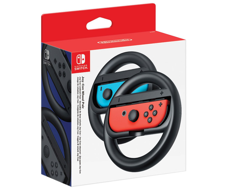 Волани Nintendo Joy-Con Wheel Pair, за Nintendo Switch, черни, 2бр. - характеристика 1