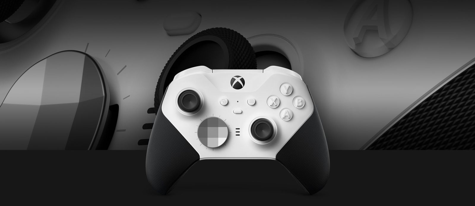 Геймпад Microsoft Xbox Elite Controller Series 2 Core, безжичен, за Xbox Series X/S/Xbox One/PC, черно-бял - характеристика 1