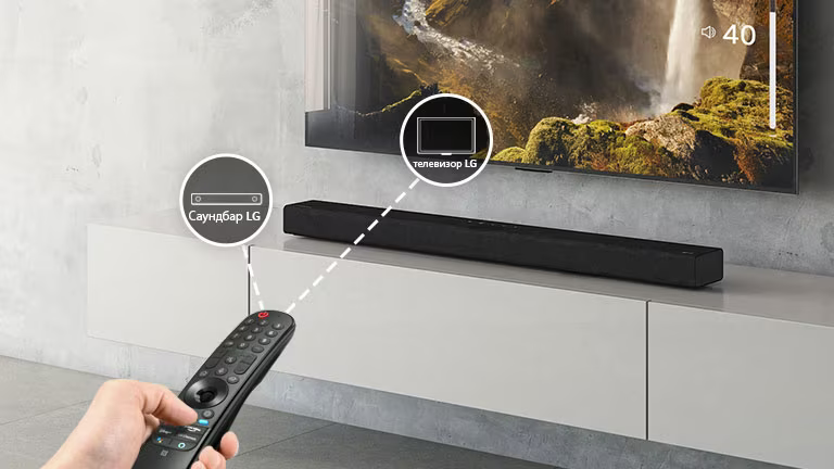 Soundbar система LG S65Q, 3.1, Bluetooth, HDMI, USB, 420W RMS (90W x2 + 40W + 200W), черна - характеристика 4