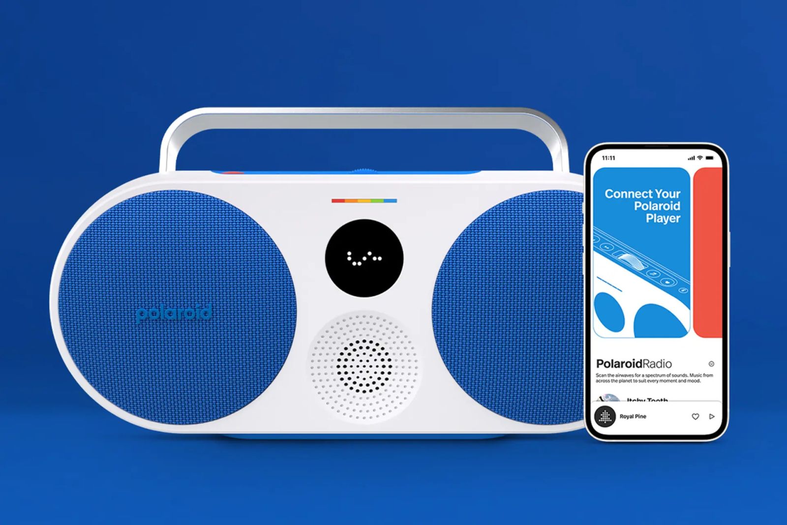 Тонколона Polaroid Music Player 3, 35W RMS, Bluetooth, AUX, USB-C, черно-бяла, преносима, до 15 часа с едно зареждане, LED дисплей - характеристика 1